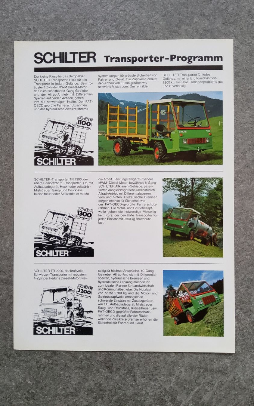 Schilter Documenti: Schilter – Usato da Holziken venduto da douglas70