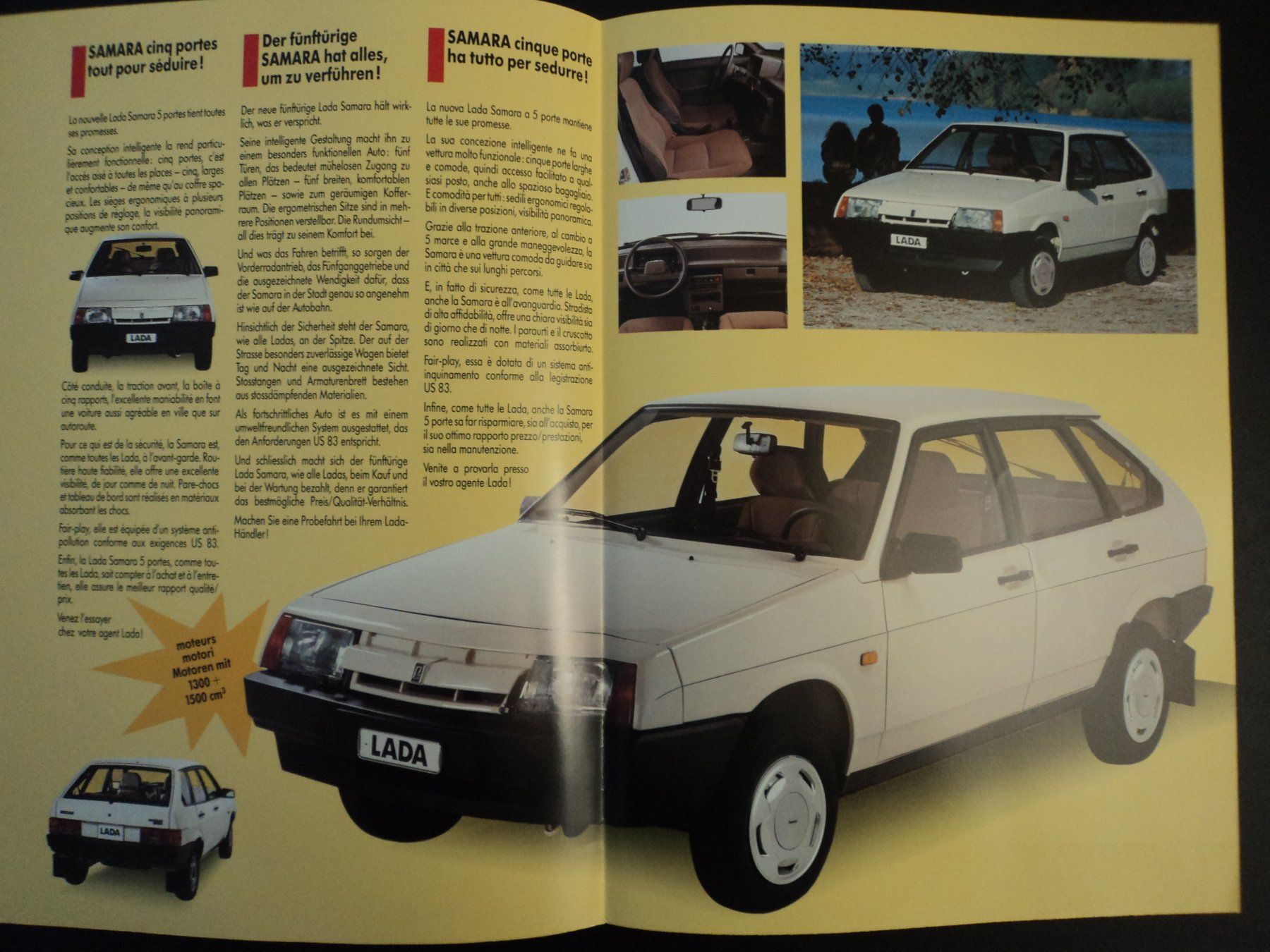 Lada Documents: Prospekt Lada Samara – D'occasion à Schwarzenburg par modelCARama 1