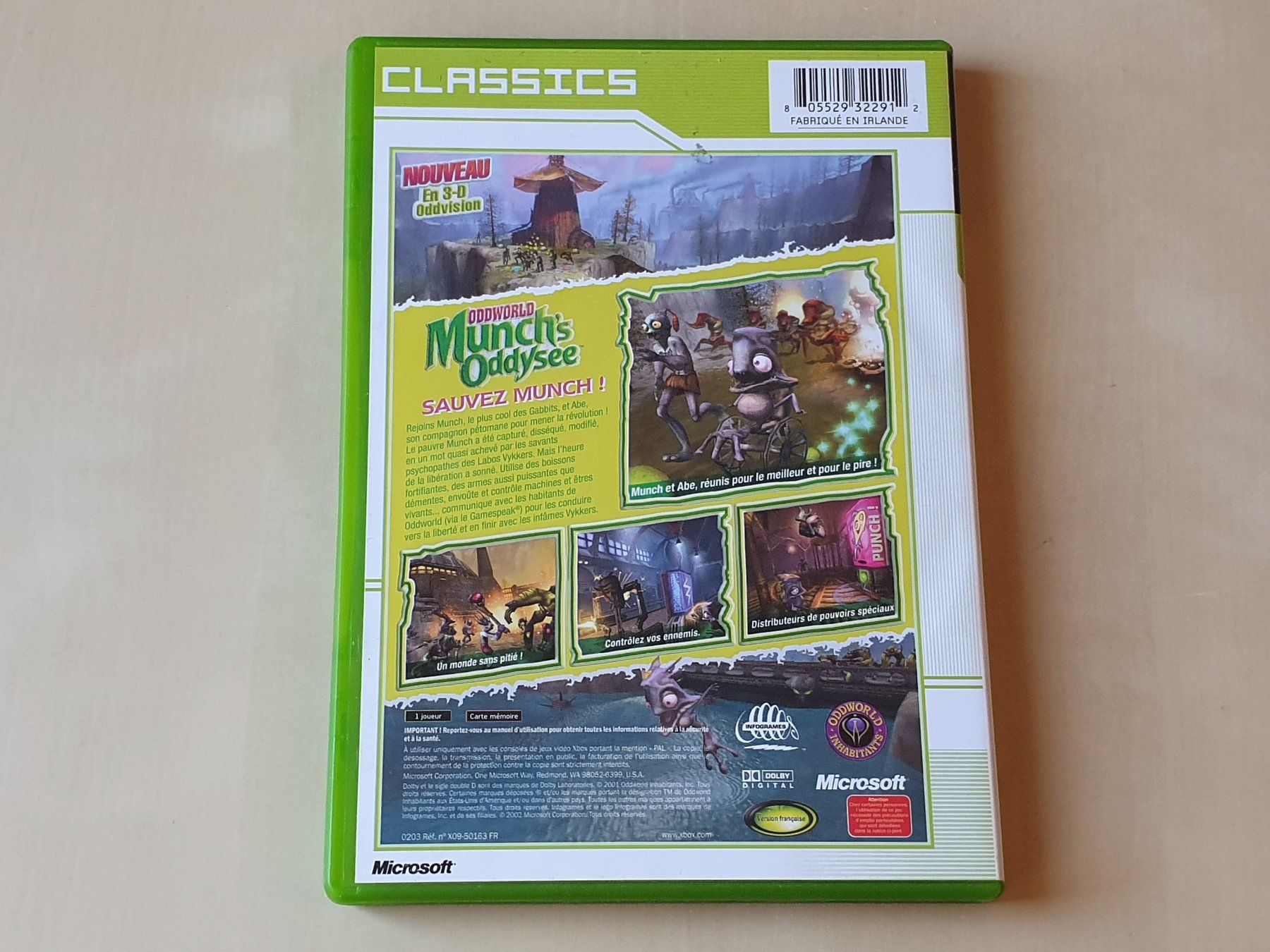 Microsoft Giochi: Oddworld Munch's Odysee FRA – Usato da Stansstad venduto da collectorsshop 1