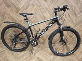 Canyon Mountainbike schwarz/silber