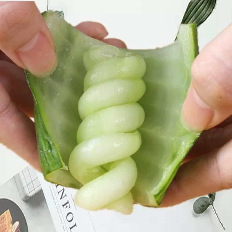 Elettrodomestici da cucina: Gemüse-Spiralmesser - Couteau à spirale légumes – Nuovo e nell'imballaggio originale da Gurmels venduto da Swisspod 3