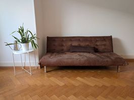 Canapé convertible mid-century modern Maison du Monde marron
