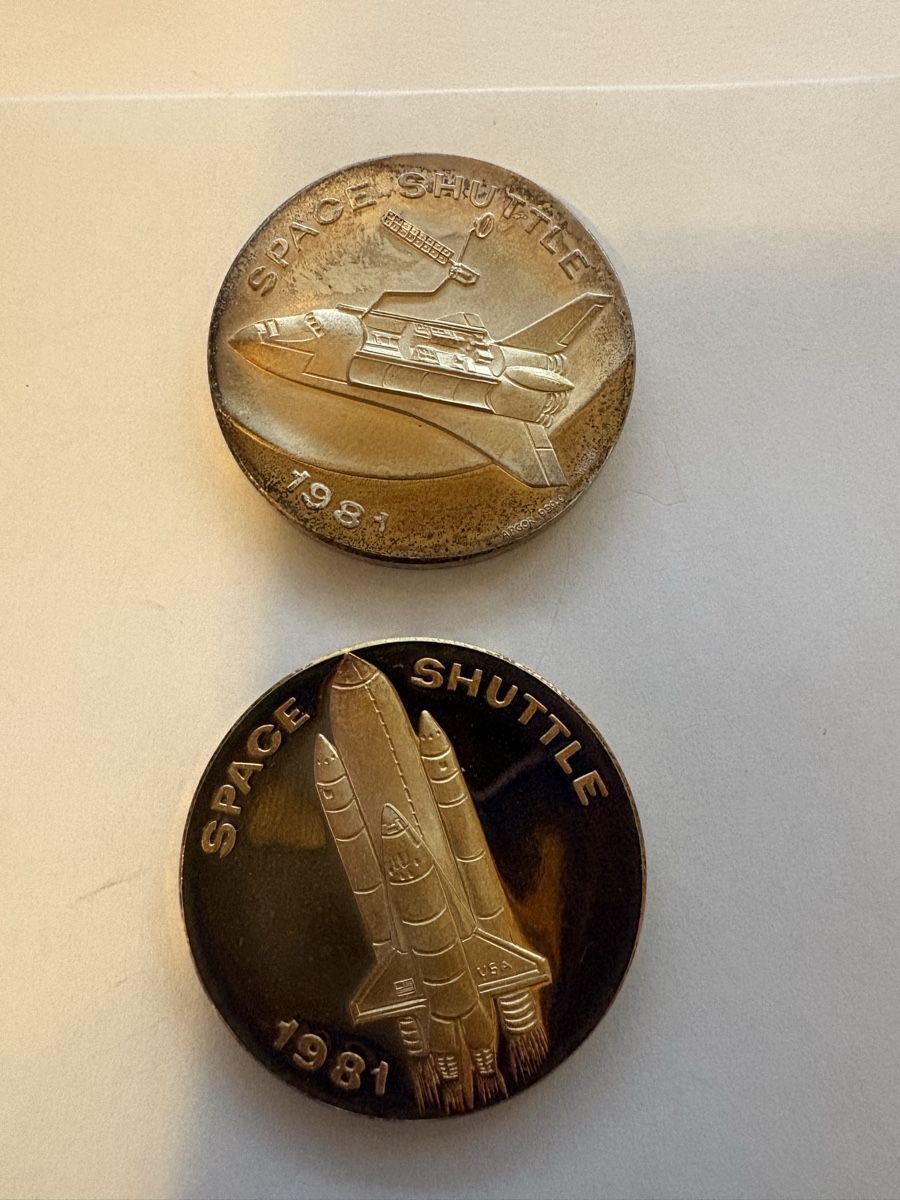 Alle Münzen: 2x999 Silber Munze 1981 Space Shuttle  – Gebraucht aus Murten von Tzaugg 3
