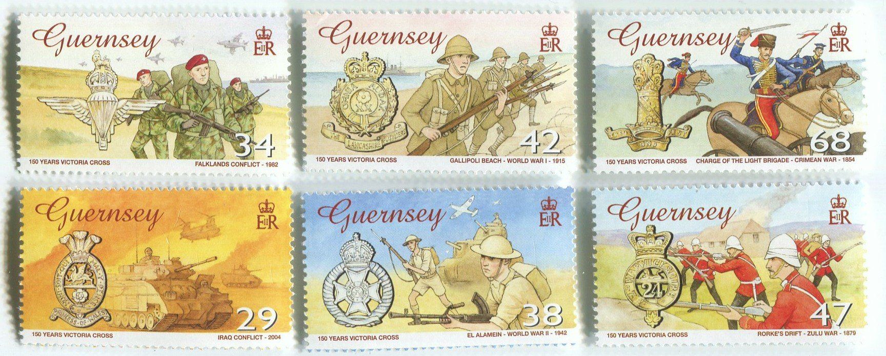 Tutti i francobolli: Briefmarken "Orden". Guernsey – Nuovo e nell'imballaggio originale da Basel venduto da Butsch5