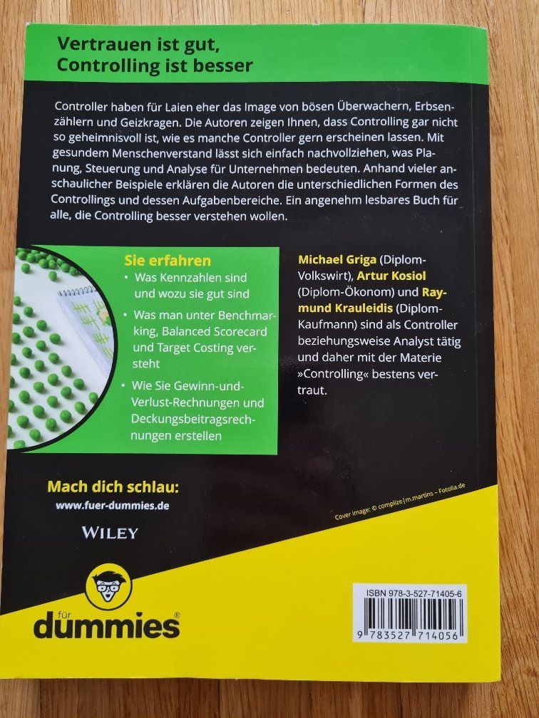 Libri: Buch Controlling für dummies – Nuovo (secondo la descrizione) da Luzern venduto da katrinmat 1