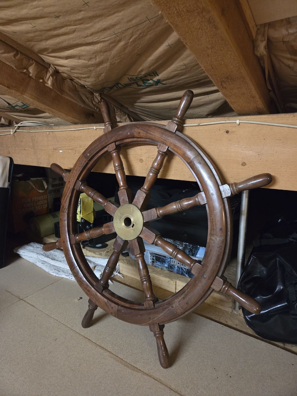 Tutte le decorazioni: Antikes Schiffssteuerrad – Usato da Thierachern venduto da bcguggi