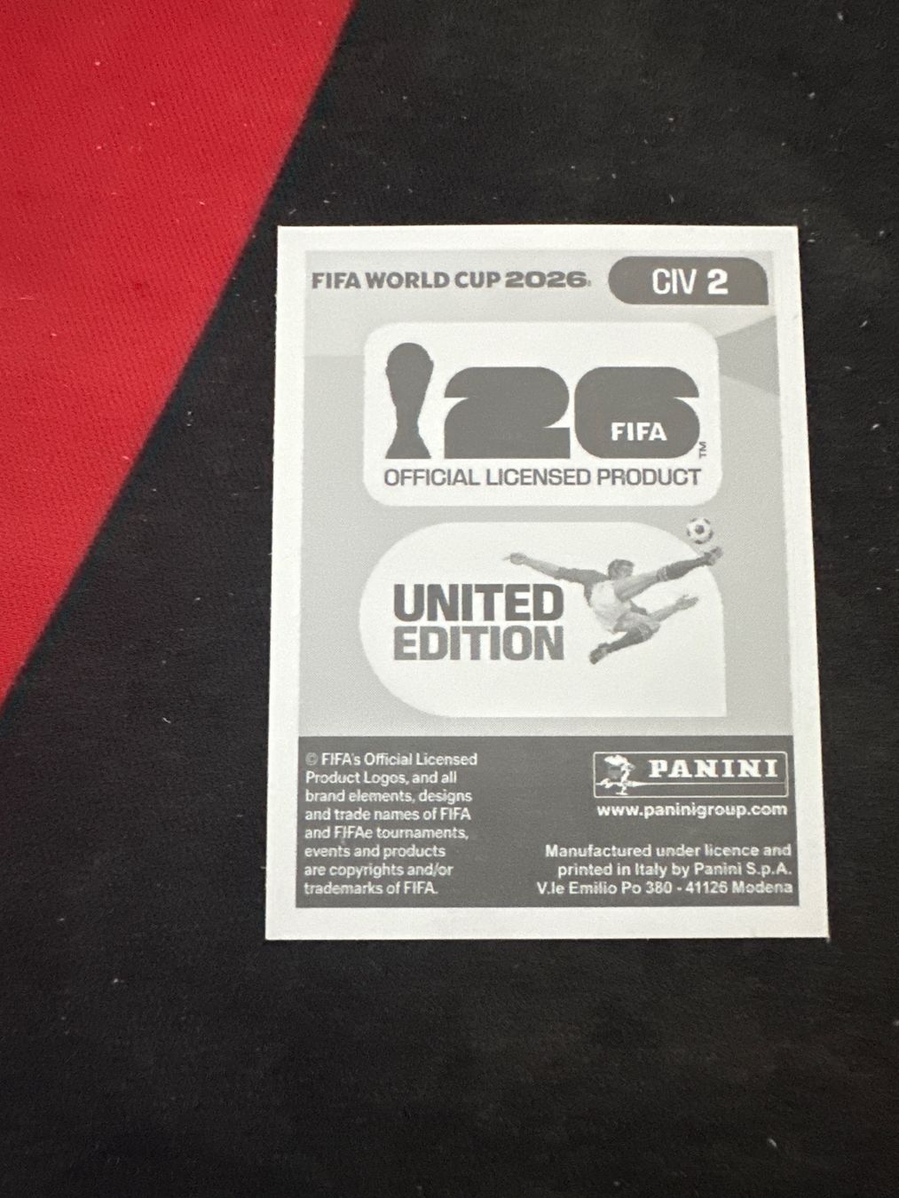 Panini Carte collezionabili: Panini FIFA WM 2026 Sticker - CIV 2 – Usato da Sulz AG venduto da DealWerk 1