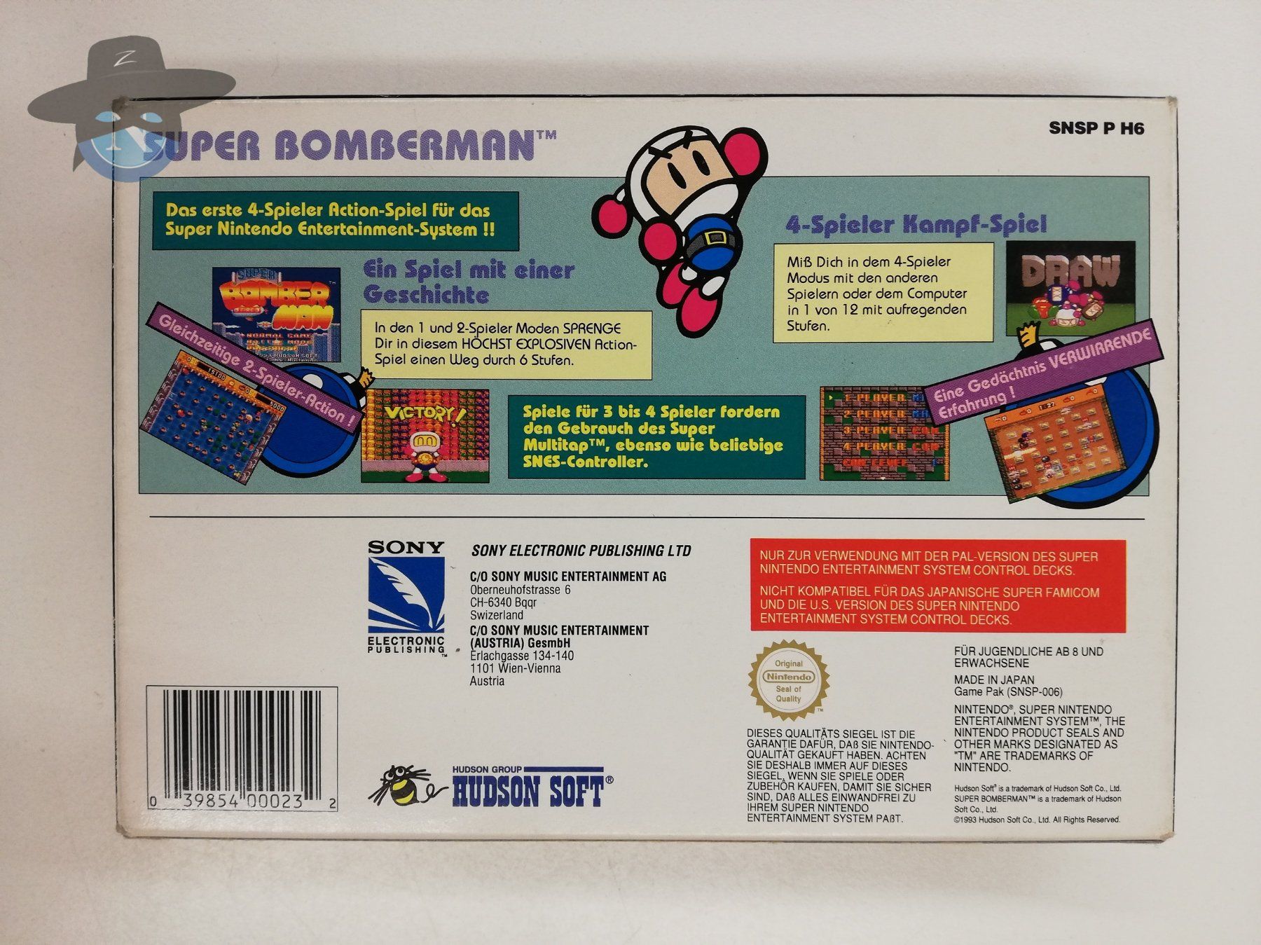 Nintendo Spiele: Super Bomberman  / Nintendo SNES – Gebraucht aus St. Gallen von  1