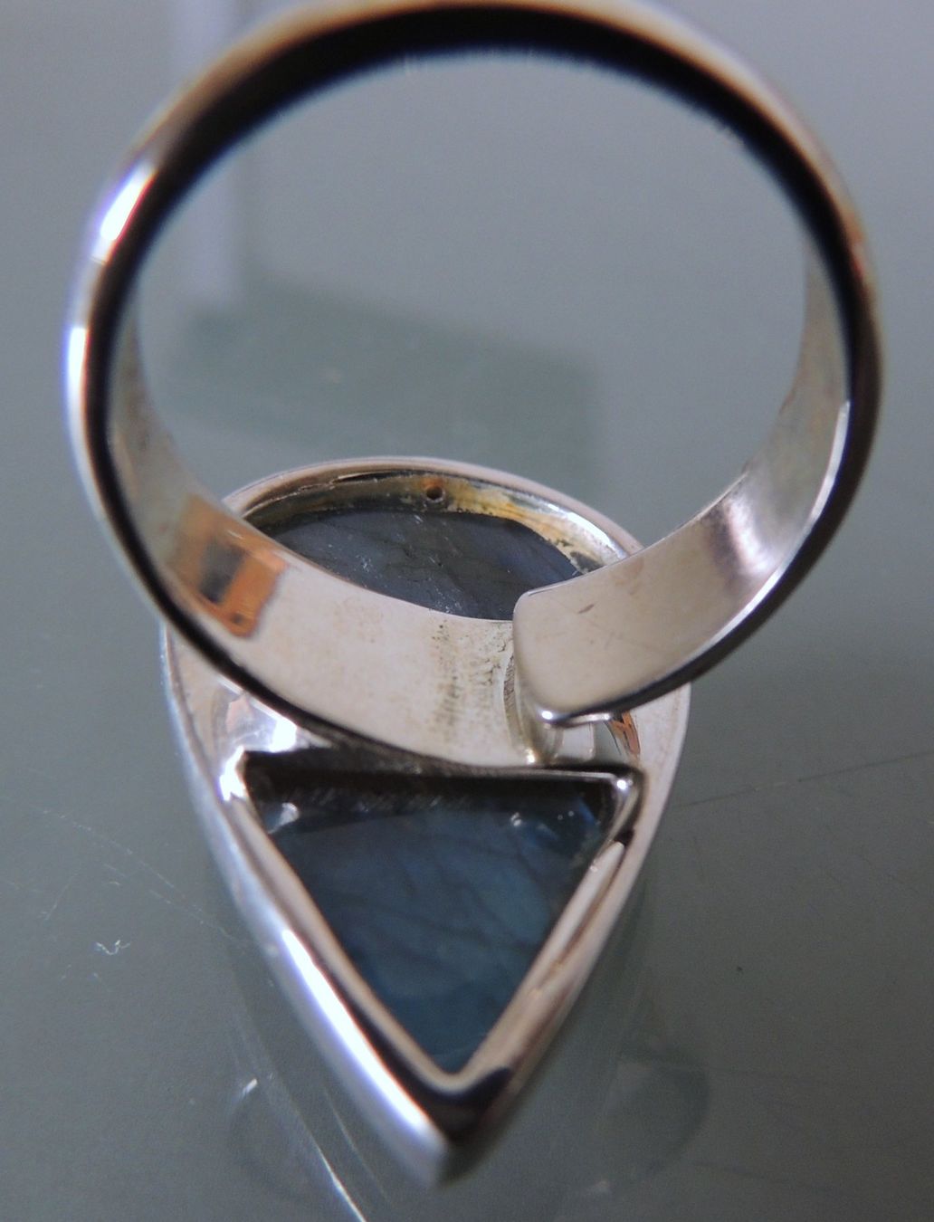 Anelli: Labradorit Silber 925 Fingerring – Nuovo e nell'imballaggio originale da Waldenburg venduto da schaller707 5