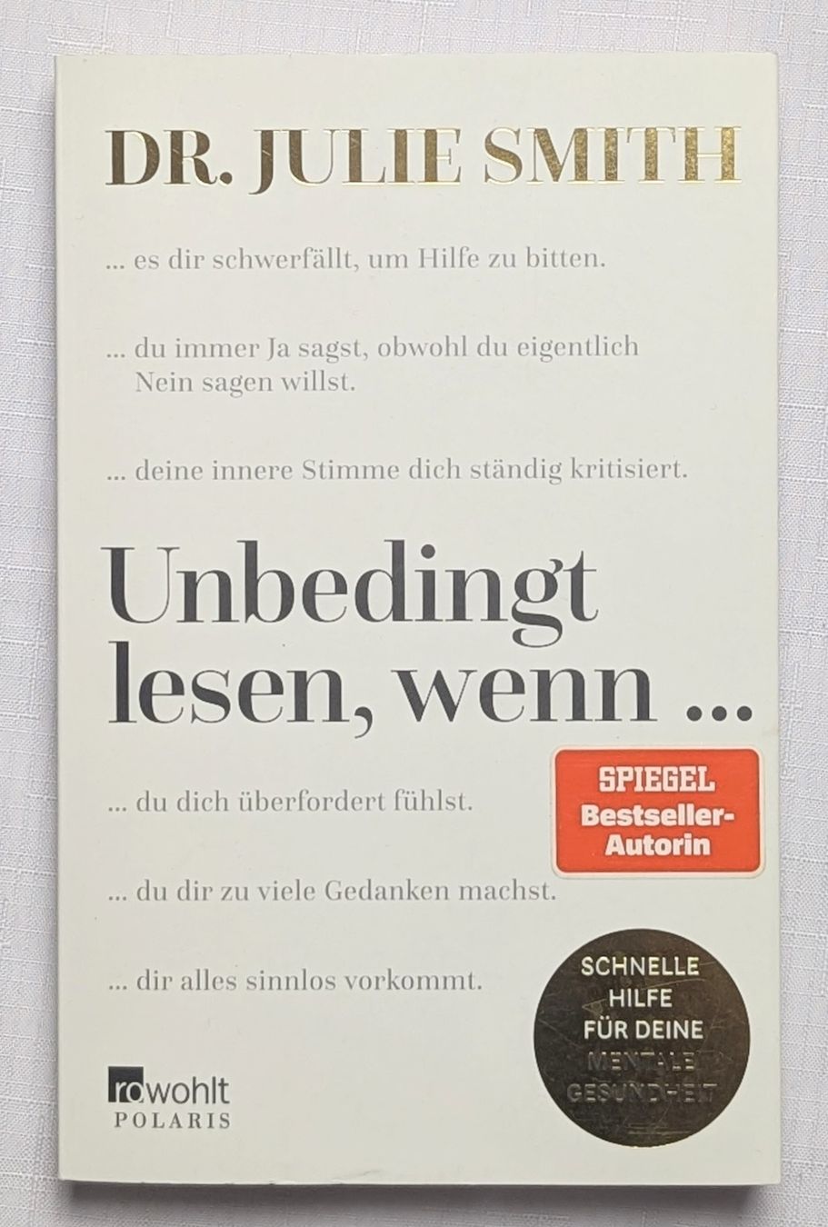 Libri: Unbedingt lesen, wenn ... -  Julie Smith – Nuovo (secondo la descrizione) da Wängi venduto da ABIZONE-86
