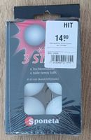 Sponeta *** 3 Star - Tischtennisbälle - 6 Stück Weiss - NEU