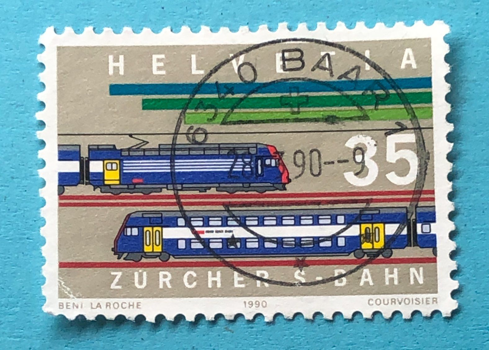 Tutti i francobolli: Nr.786 Stempel Baar 1990    – Usato da Aarau venduto da Billa007