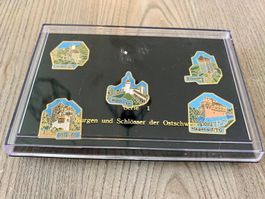Pins Burgen und Schlösser Ostschweiz
