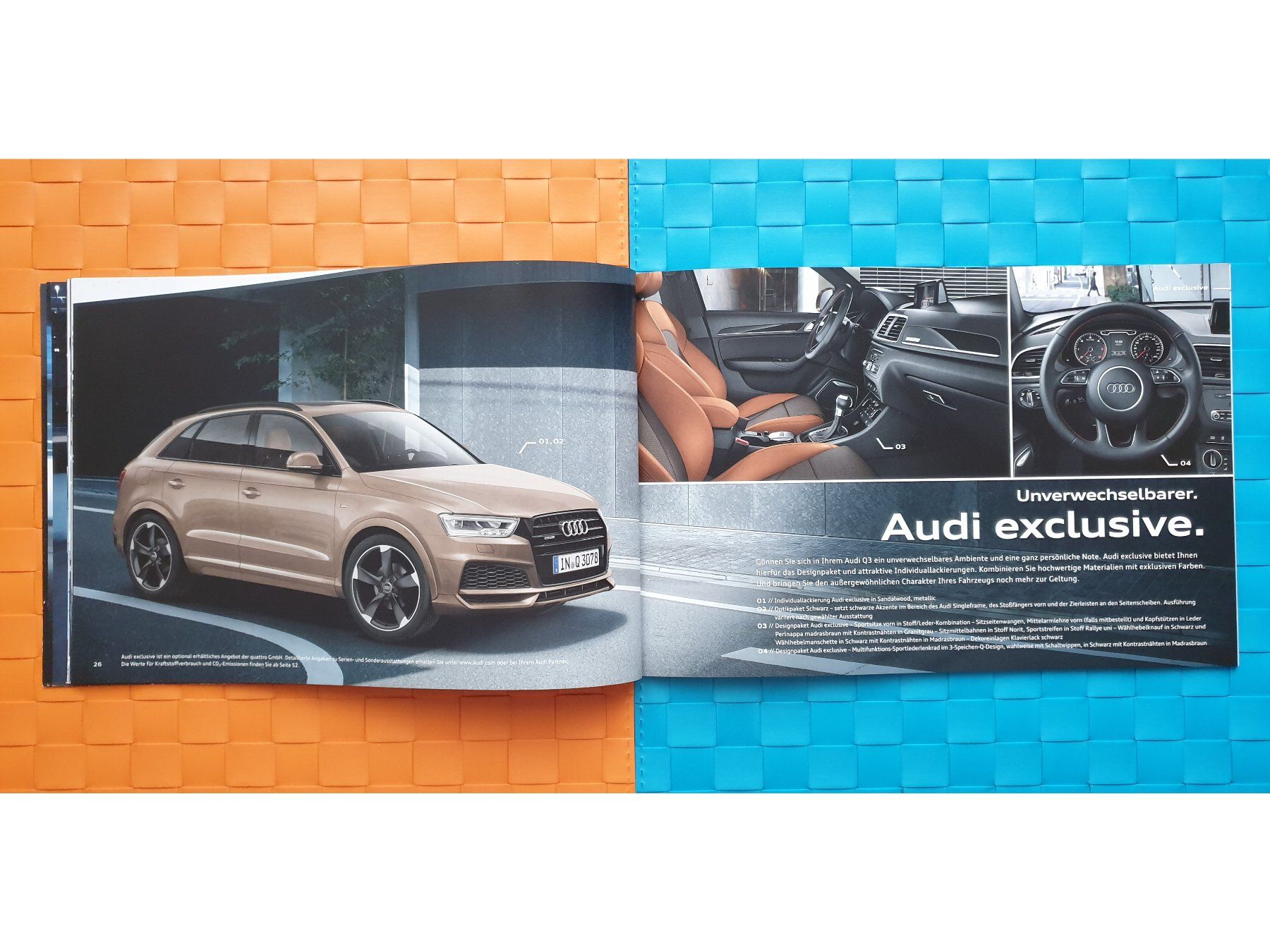 Zeitschriften & Magazine: AUDI Q3 2016 - Prospekt / Katalog – Neu (gemäss Beschreibung) aus Viganello von CARLiteratur 3