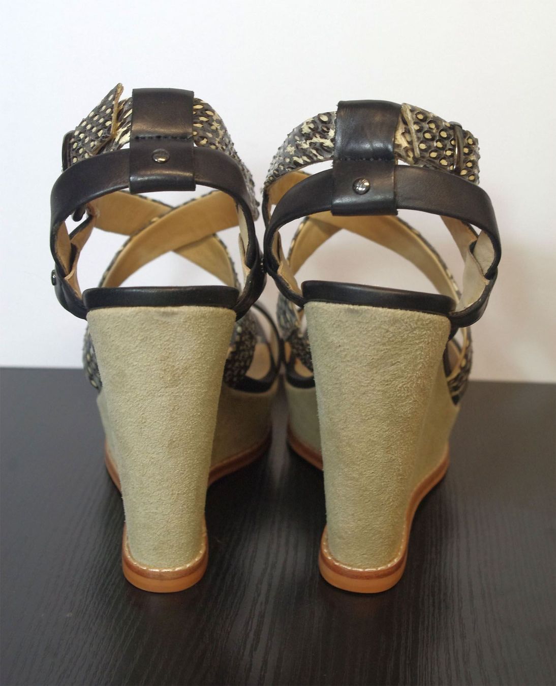 Scarpe da donna: Designer Leder Wedges von Kenneth Cole – Usato da Meggen venduto da 1Class2Hand 5