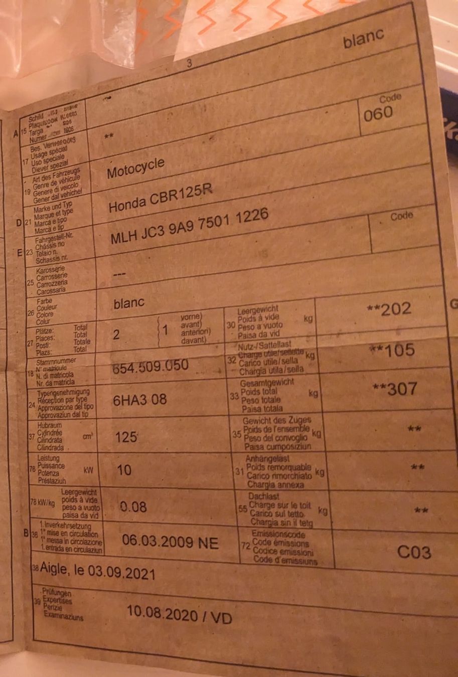 Honda Route: Honda CBR 125 – D'occasion à Vevey par Cyril123g 4