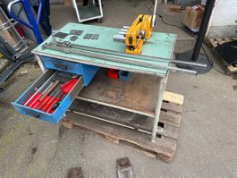 Profi Werkbank mit Häwa Profilschere inkl Schwere Metallplat