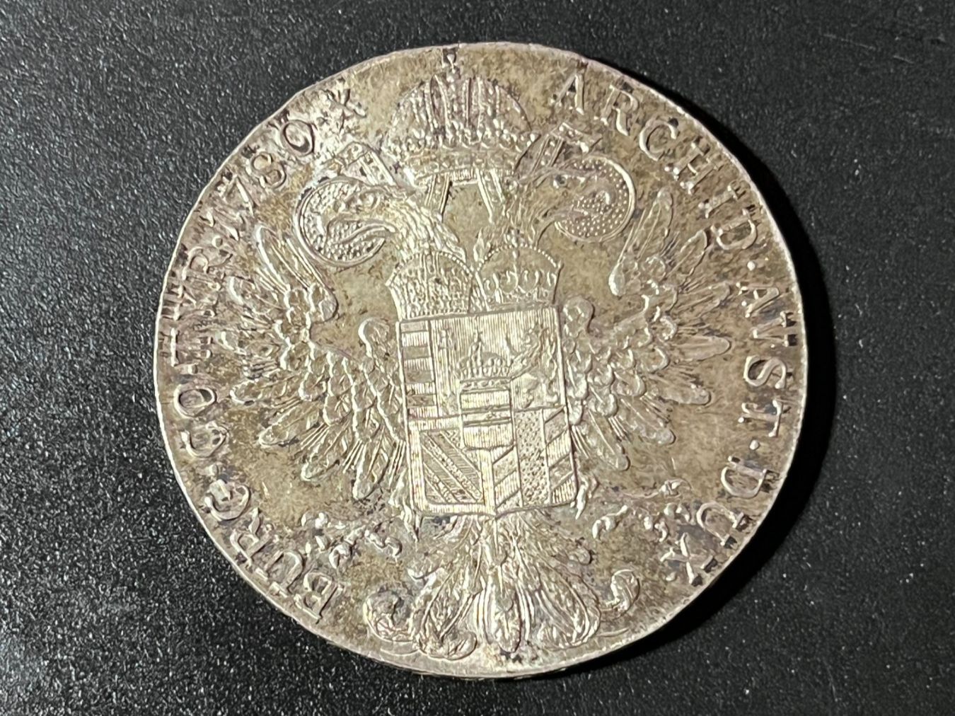 Alle Münzen: Maria Theresa Silver Thaler 1780 – Gebraucht aus Allschwil von Zermatt 3