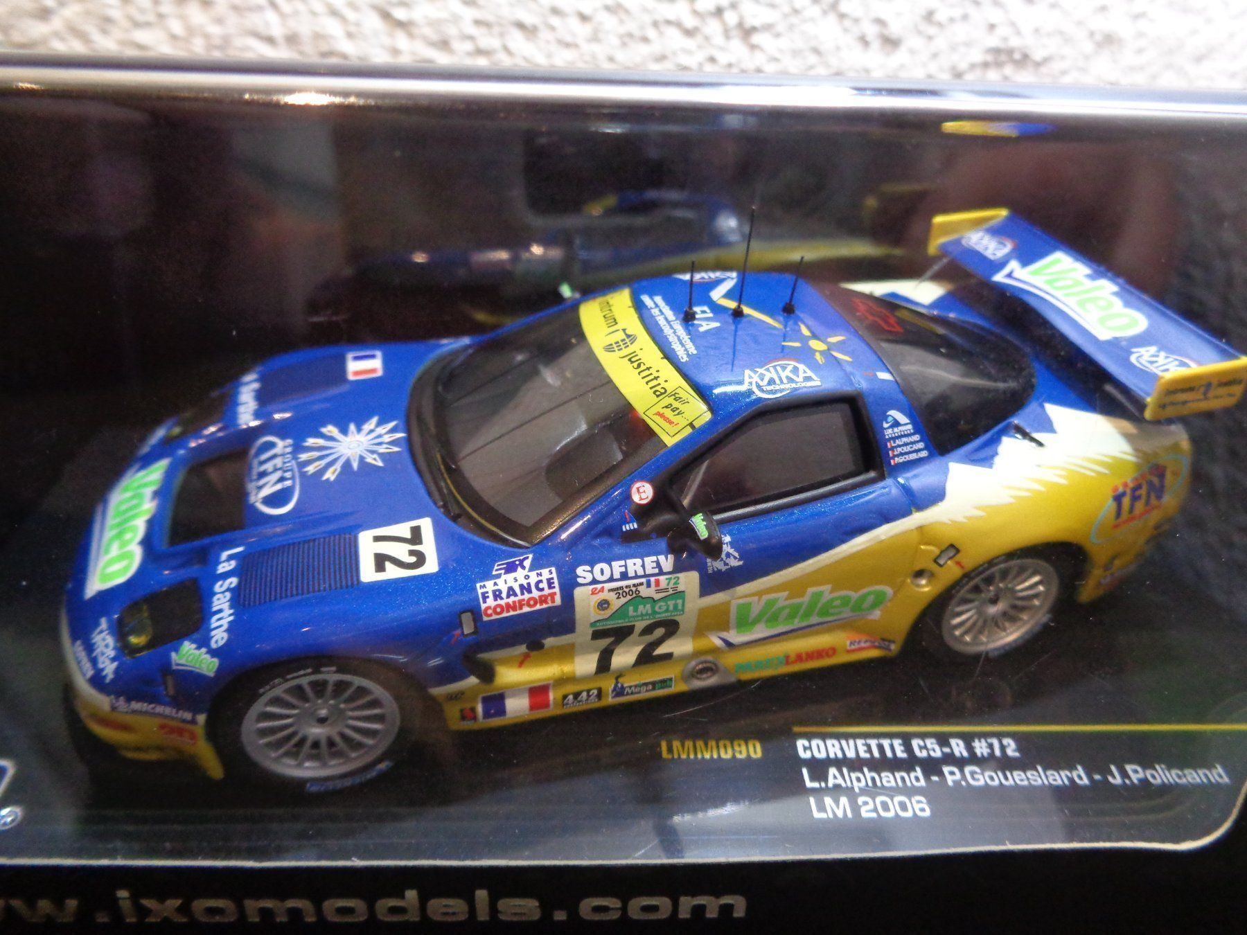 Chevrolet Modellautos: Ixo 1:43 Le Mans Corvette C5-R – Neu und originalverpackt aus Reconvilier von rallycar