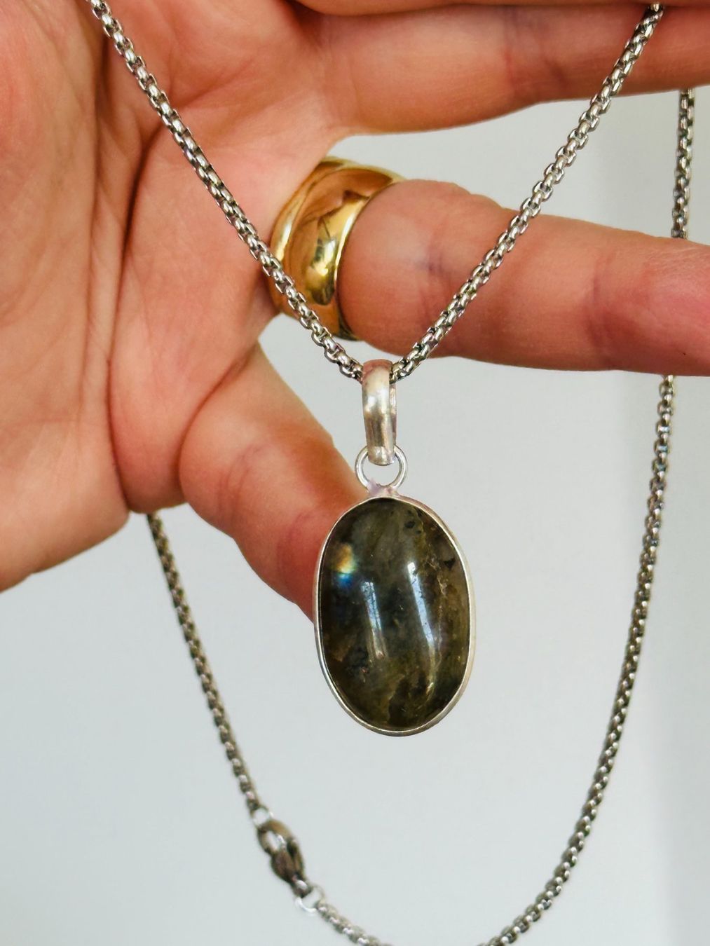 Catenine: Labradorite necklace – Nuovo e nell'imballaggio originale da Genève venduto da AGBERG 6
