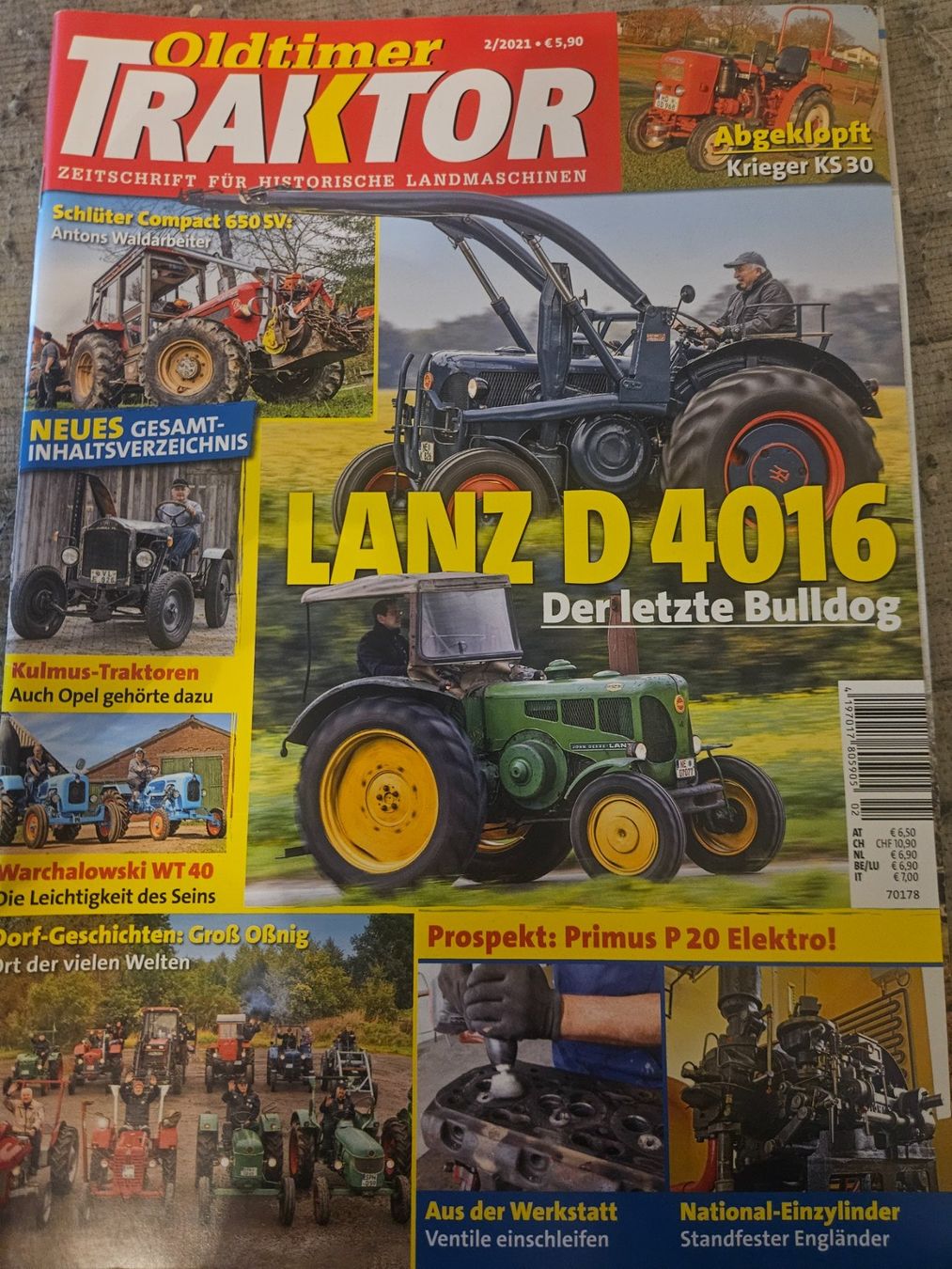 Lanz Bulldog Trattori: Oldtimer Traktor /21 Lanz Opel Warchalowski WT40 Schlüter xa – Usato da Flawil venduto da sr1_f6st