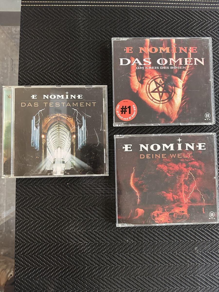 CD: E Nomine CD Album Bundle - Das Testament, Omen, Deine Welt – Usato da Schötz venduto da alt_fw8f