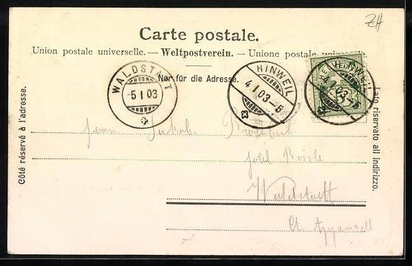 Cartoline postali: Hinwil, Restaurant Bachtel und Gesamtans – Usato da Berlin venduto da bartko-reher 1