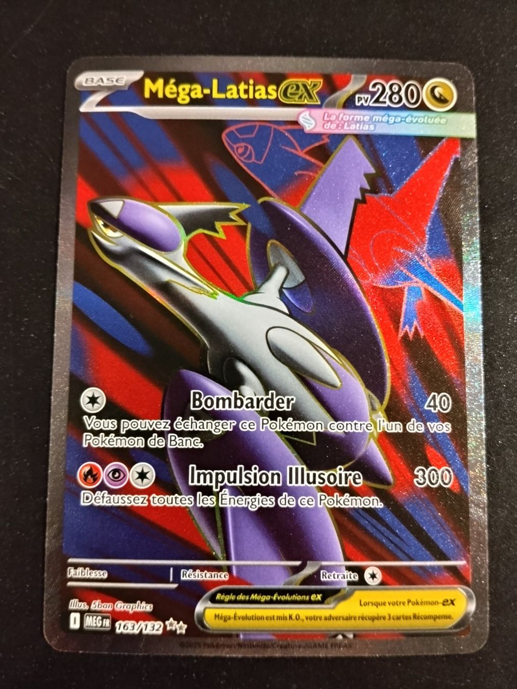 Pokémon Sammelbilder & Trading cards: Pokémon Méga-Evolution: Méga-Latias 163/132 FR – Gebraucht aus Palézieux-Village von oufoux08