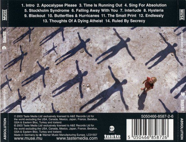 CDs: Muse – Absolution - a – Gebraucht aus Brittnau von Zibu 1