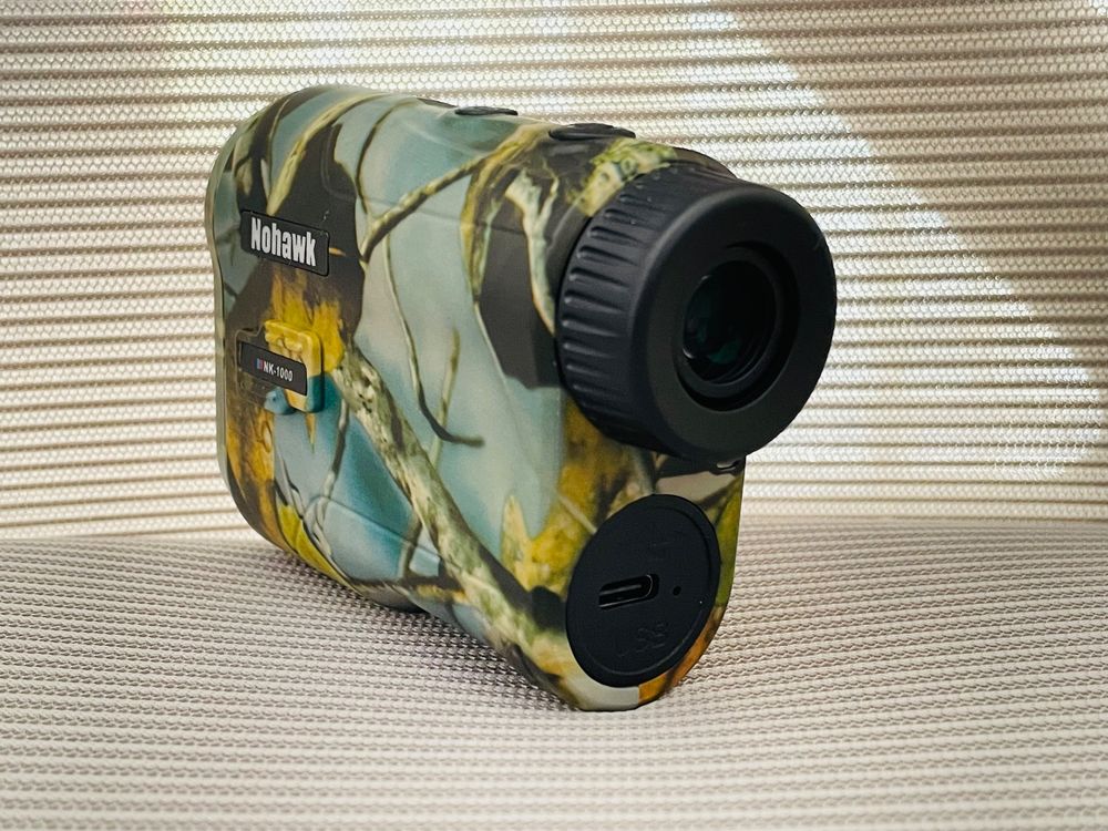 REVASRI Laser-Entfernungsmesser 1000M Jagd-Entfernungsmesser mit wieraufladbarem Akku, Monokular mit Zielserfassungstechnologie für n Außenbereich  1420
