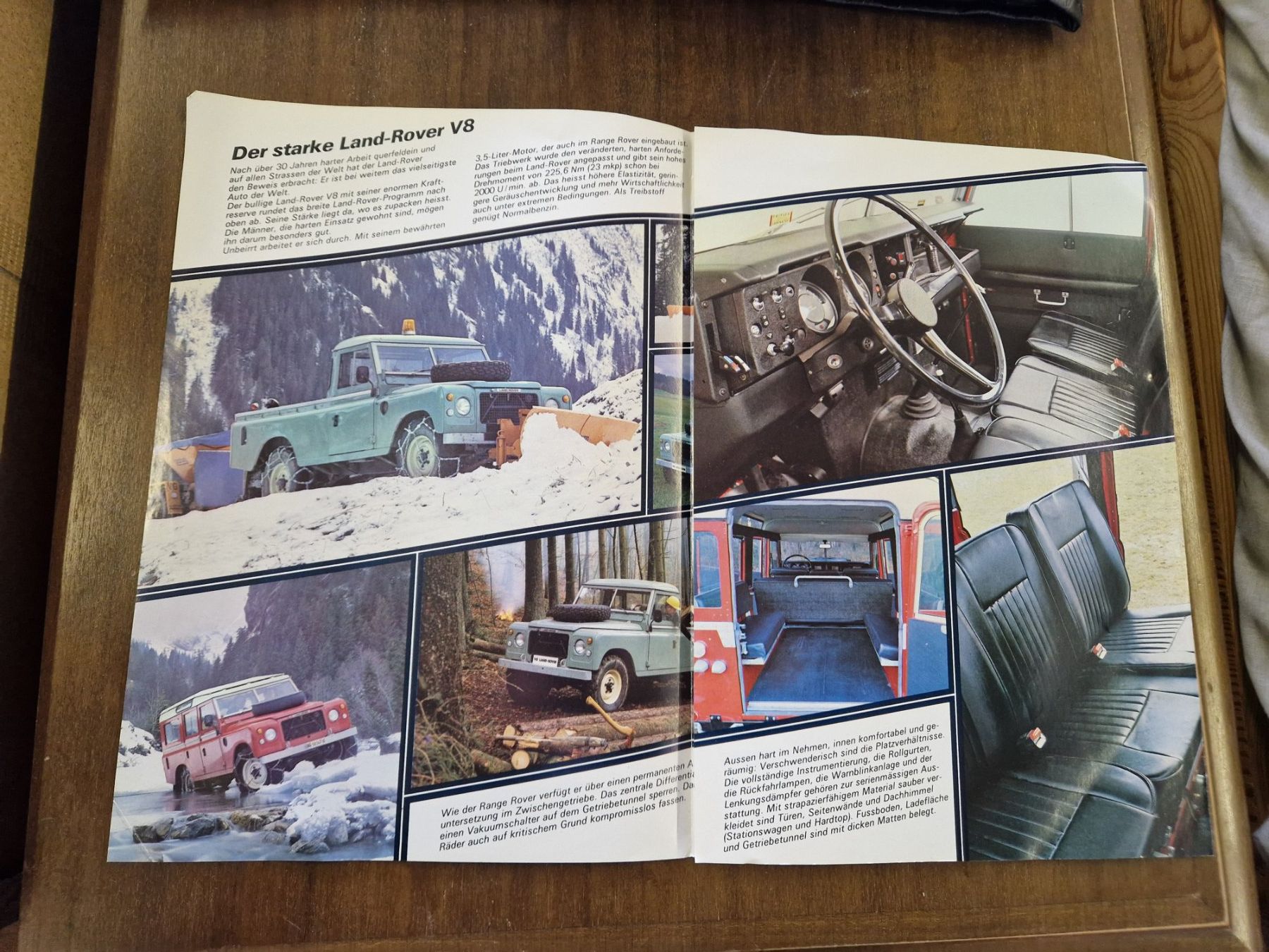 Land Rover Dokumente: Land Rover 109 V8 Prospekt  1979 – Gebraucht aus Wädenswil von tome70 1