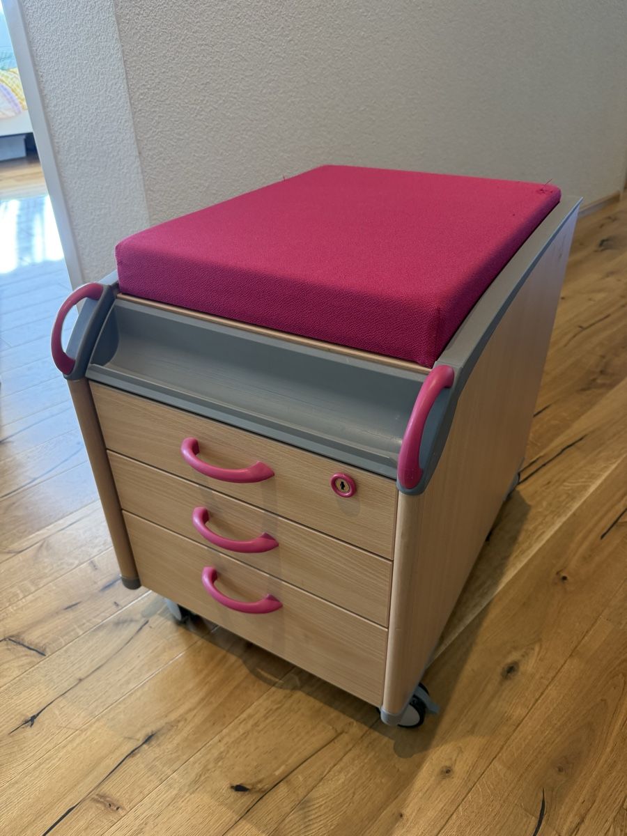 Moll Schreibtische: Schreibtisch Moll mit Rollcontainer – Gebraucht aus Kerns von ritardando 6
