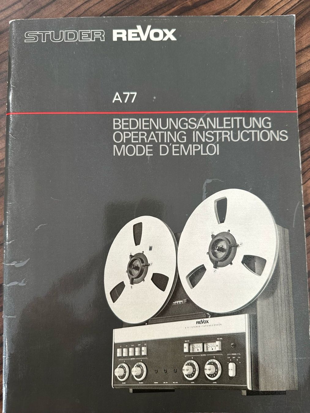 Revox Documenti: Revox A77 Anleitung – Usato da Appenzell venduto da 1xRichtig