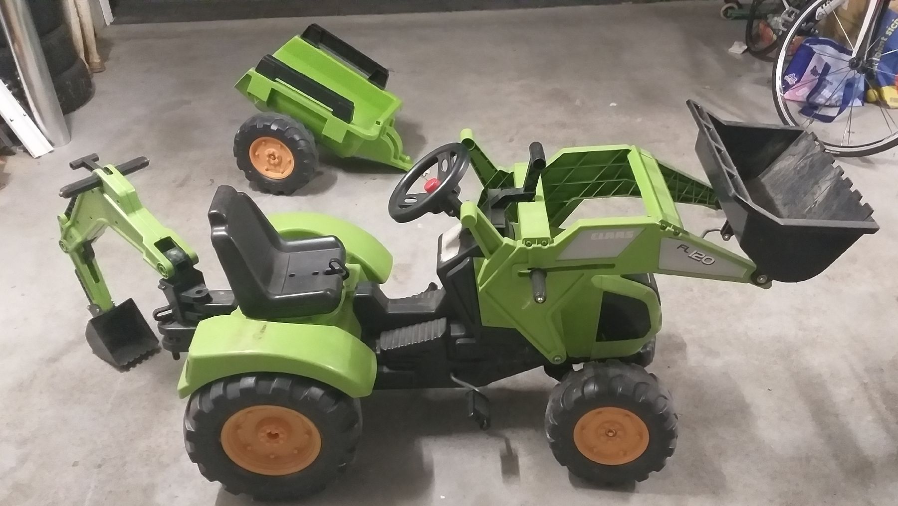Veicoli per bambini: Claas FL120 Kindertraktor – Usato da Etzgen venduto da Orasha01