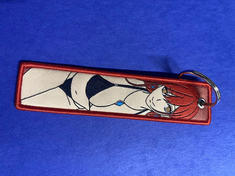 Lauthings Ahegao Anime Schlüsselanhänger - Farbenfroh & Kratzfest