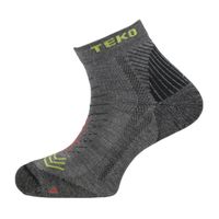 1 Paar TEKO-Socken ecoRUN – 2.0, grey, Grösse XL (46-49)