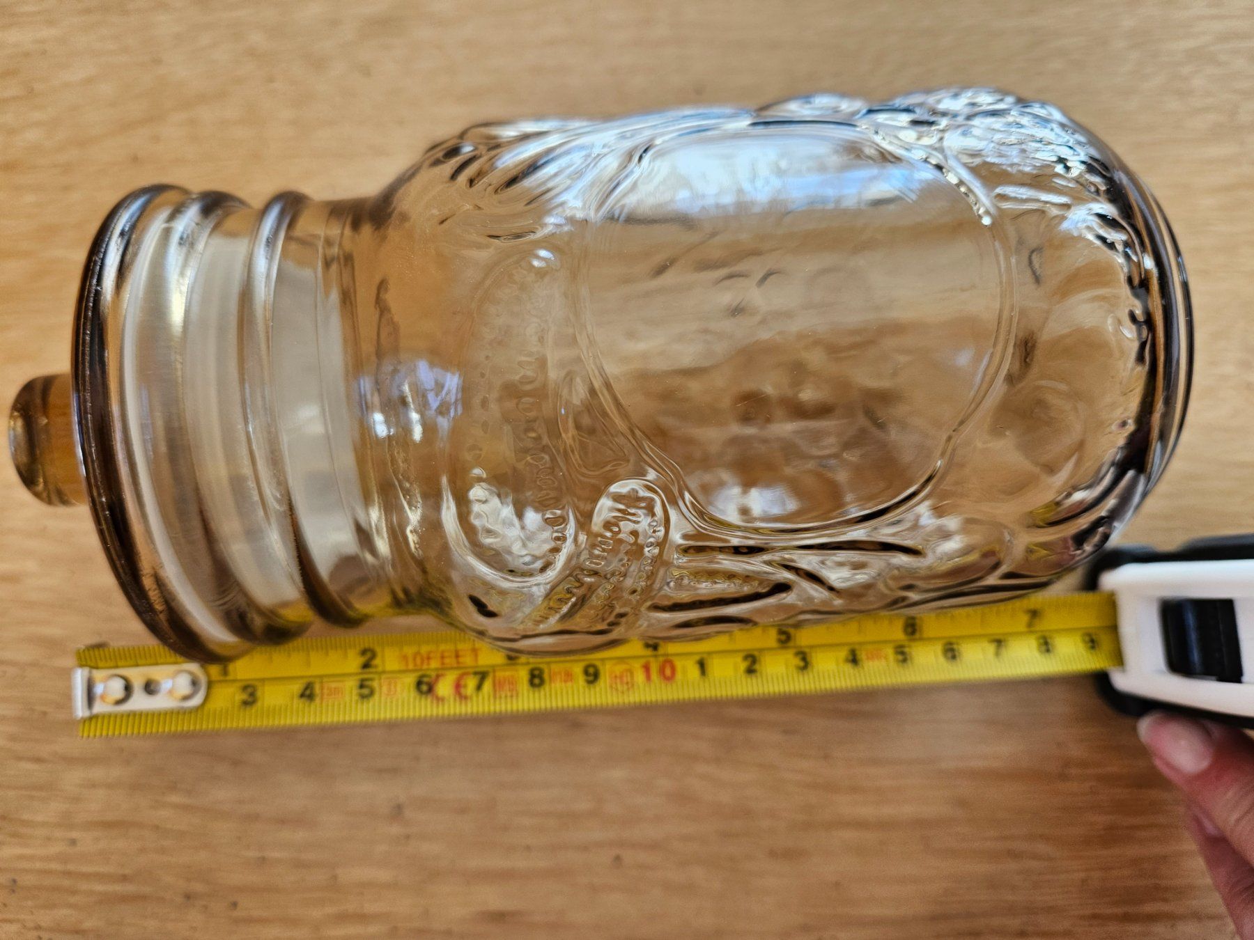 Behälter & Ähnliches: Ein gemustertes  Vorratsglas mit Deckel – Gebraucht aus Boswil von Pjatla