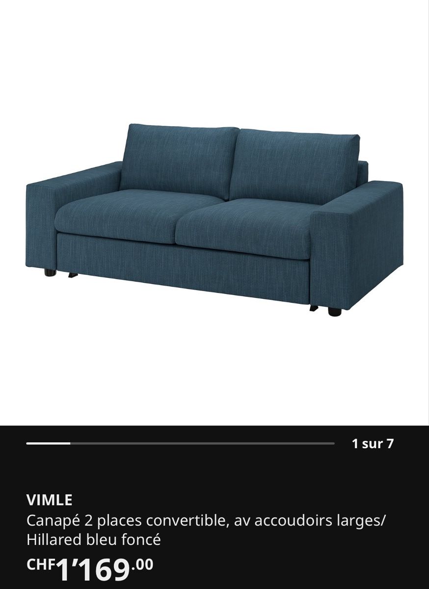 Ikea Divani: Canapé lit – Nuovo (secondo la descrizione) da zürich venduto da mariegou 1