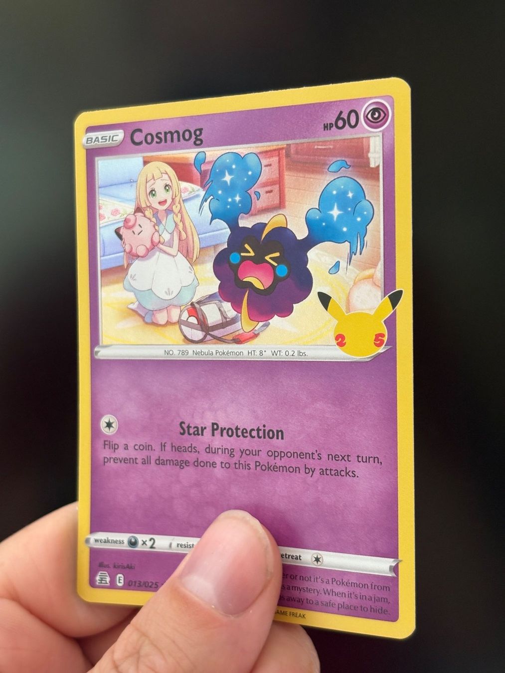 Pokémon Carte collezionabili: Cosmog 013/025 – CEL Celebrations EN – Usato da Davos Dorf venduto da WadaDex 2