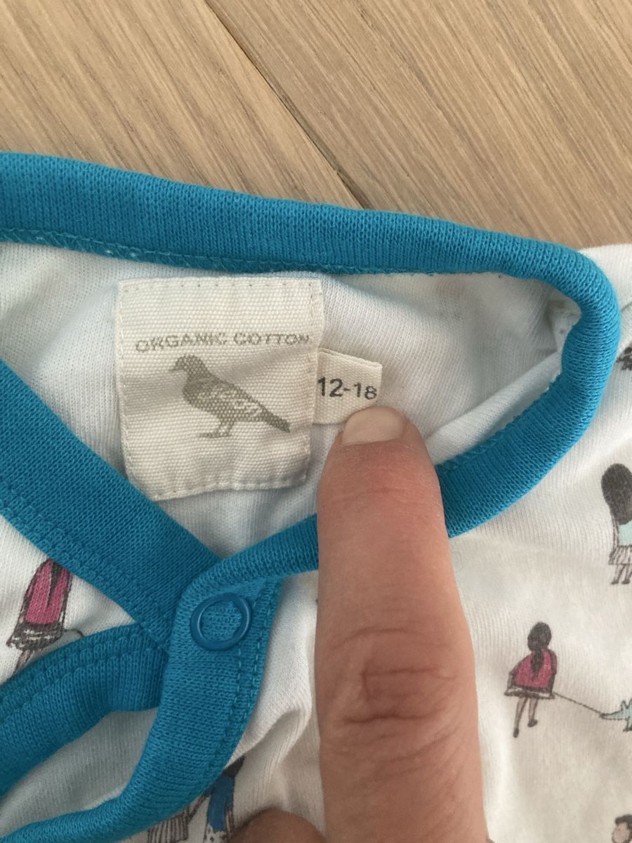 Pagliaccetti: Strampler pigeon 12-18 Mt – Usato da Wil SG venduto da Chrissy07 1