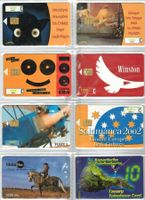 8 Telefonkarten Spanien