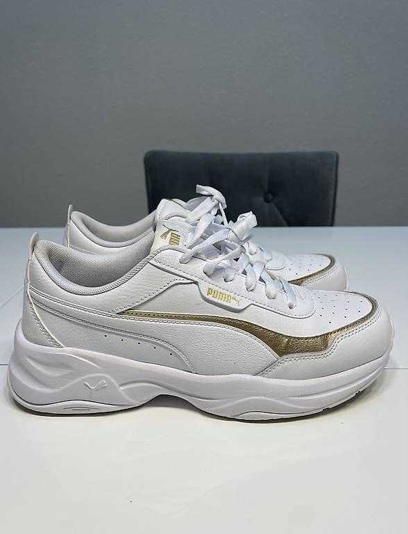 Chaussures hommes: PUMA SNEAKER WEISS/GOLD GRÖSSE EU 40.5 – D'occasion à Ebikon par lau_vnq7