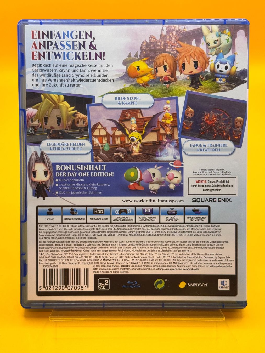 Sony Spiele: World of Final Fantasy PS4 – Gebraucht aus Oberwil b. Zug von silver2024 1
