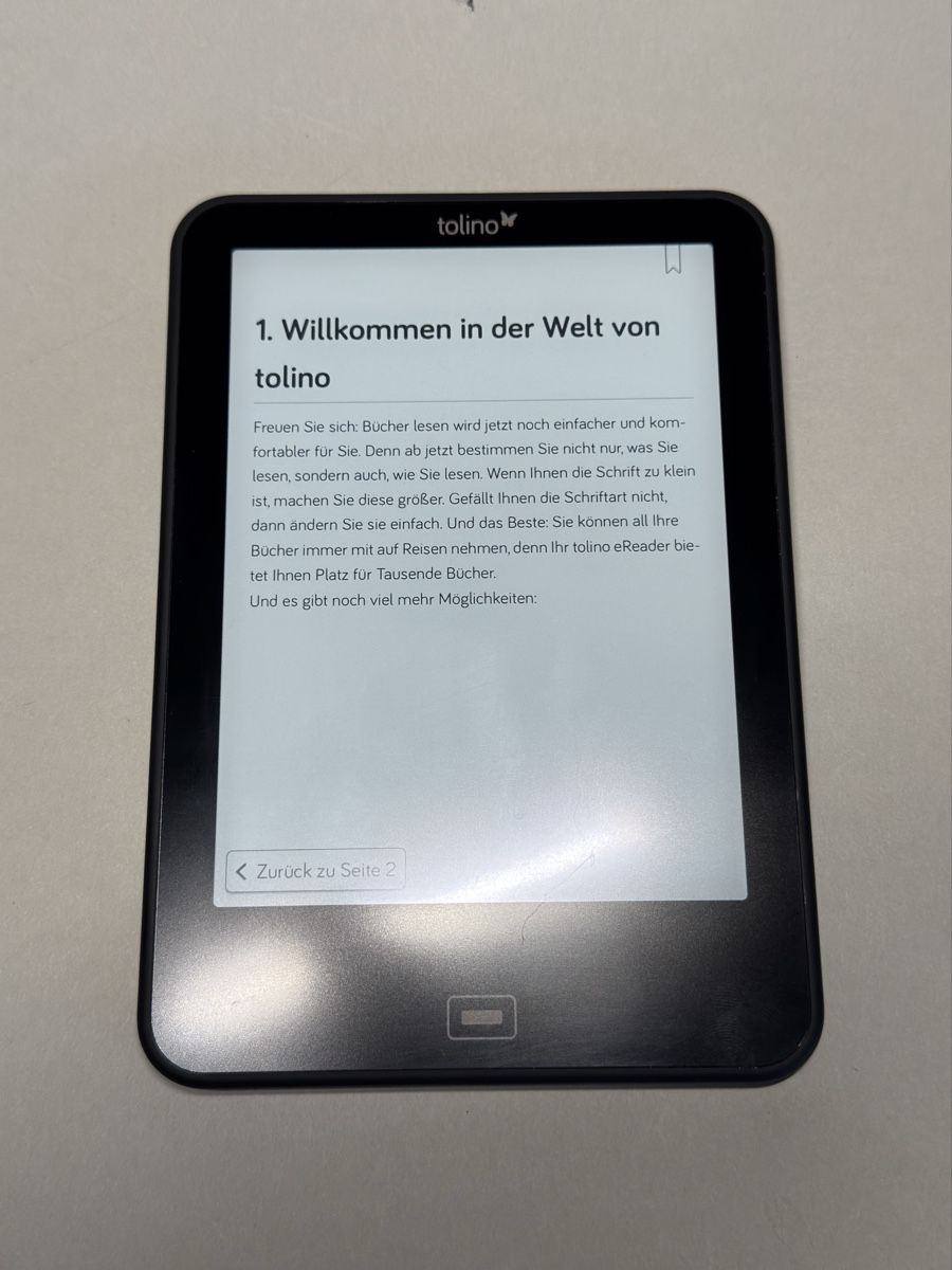 Tolino Tablettes PC: Tolino Vision 2 E-Reader (mit Ladekabel) – D'occasion à Rümlang par vla_9g7d 4