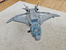 Lego Avengers Quinjet Flugzeug grau
