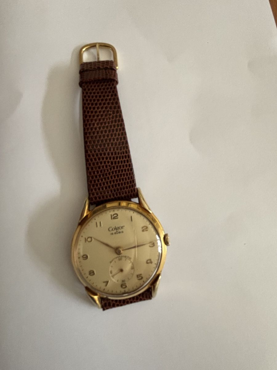 Swiss Orologi: Montre Colgor vintage, plaqué or – Usato da Buttes venduto da ButtA15 8