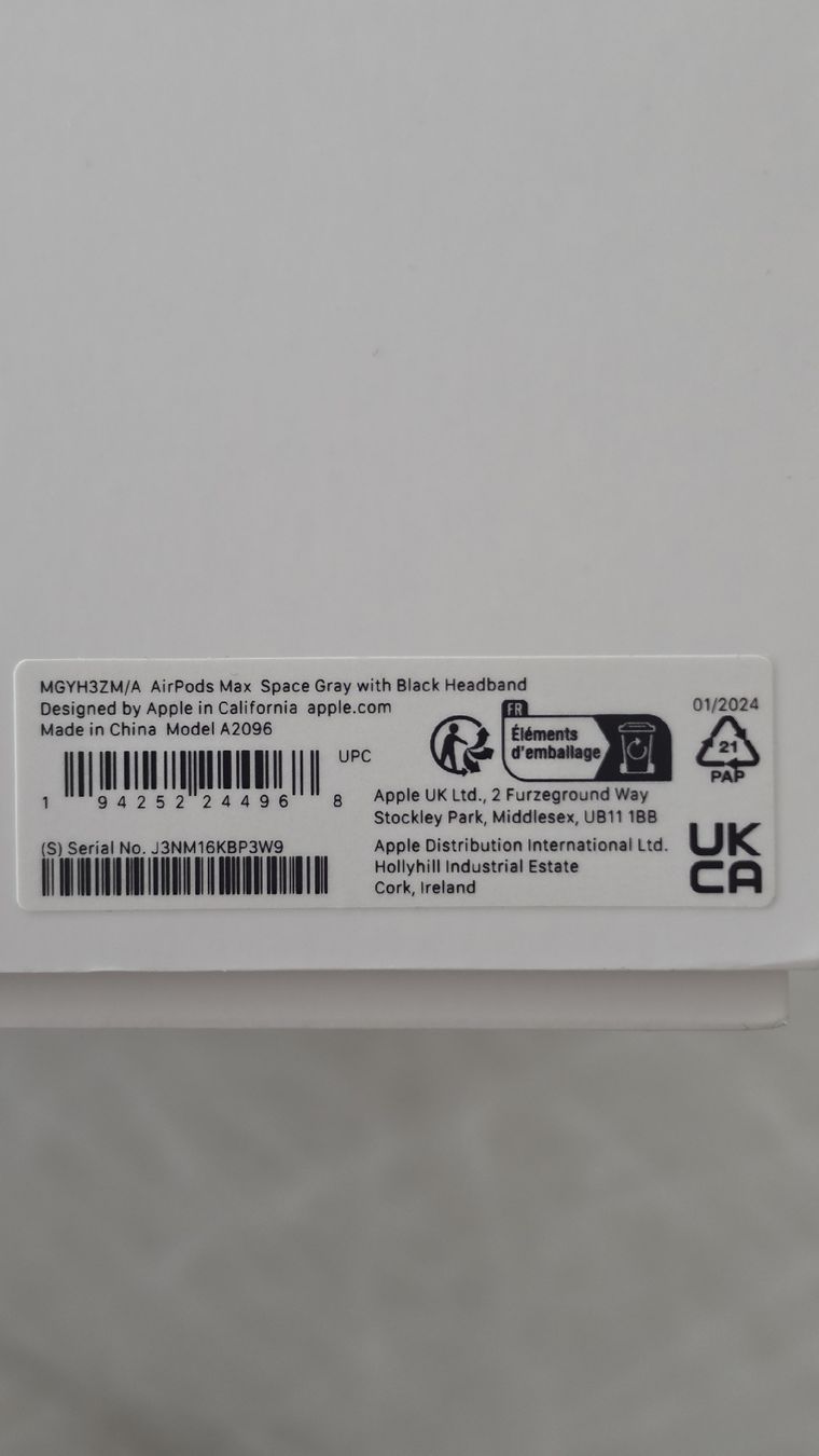Apple Cuffie: AirPods Max Space Grey, Defekt. – Difettoso da Aarburg venduto da Lumanga 4