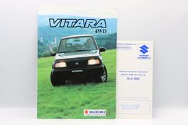 Suzuki Vitara 4WD 1991 Prospekt + Preisliste