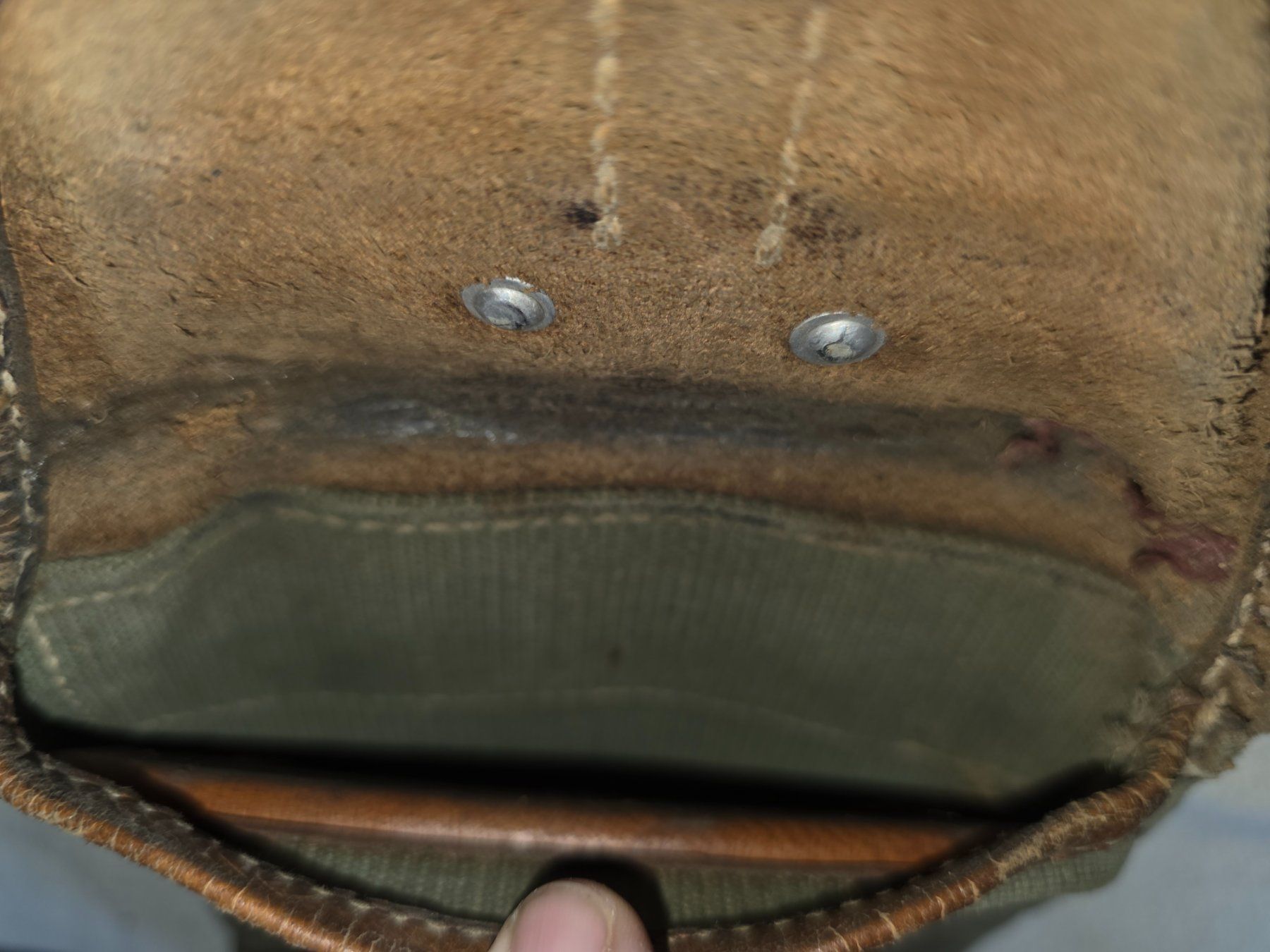 Armée suisse Sacs: Gewehrfutteral Stoff mit Leder / Gewehrtasche Nr. 234 – D'occasion à Obermumpf par oiskypoisky 5