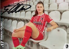 Svenja Fölmli Autogramm handsigniert Schweiz Freiburg